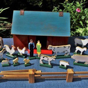 Vintage wooden toys